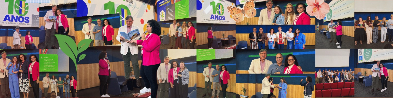 Mosaico de encontros, palestras e projetos acadêmicos